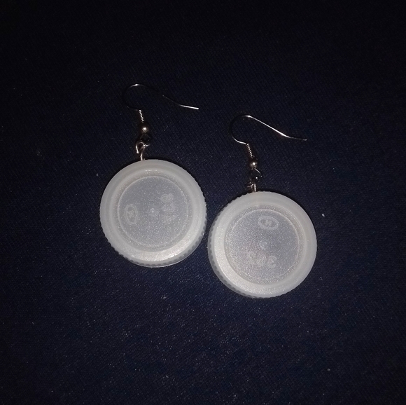 Jewelry - bottle cap earrings